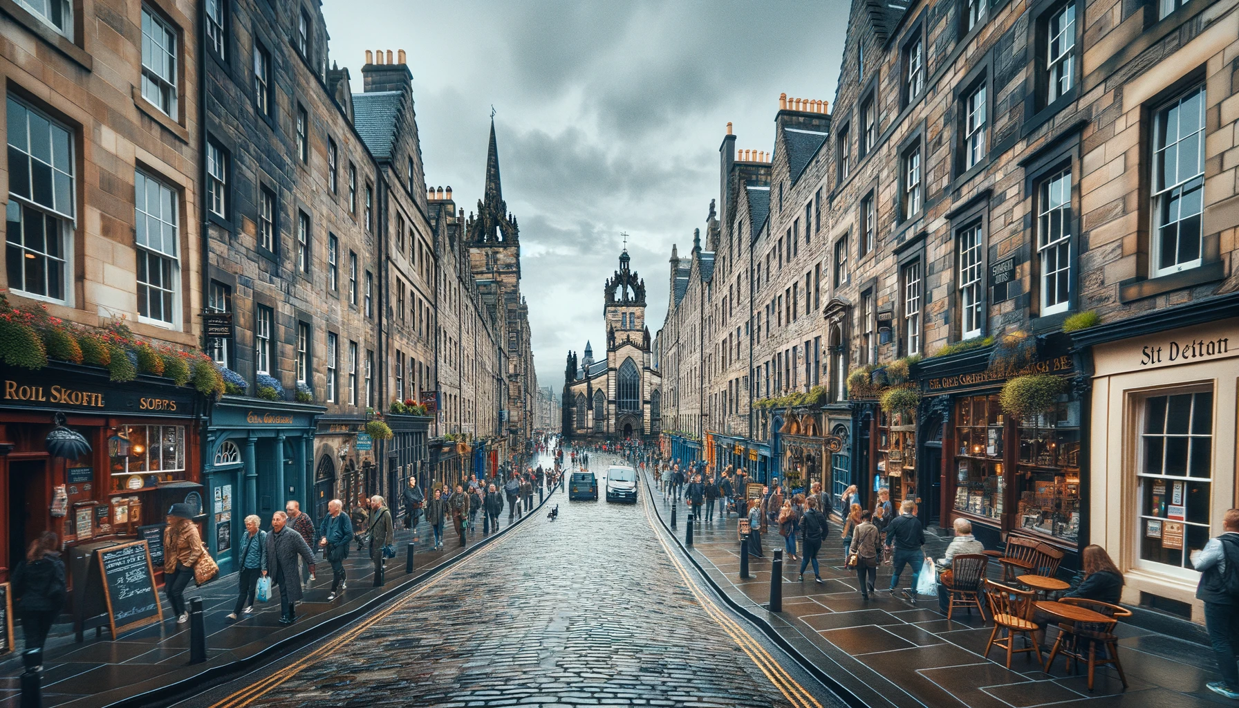 Il Royal Mile di Edinburgo